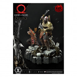 God of War Premium Masterline Series socha Kratos and Atreus in the Valkyrie (Deluxe Version) 72 cm